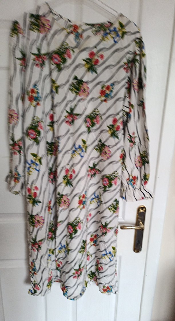 Bohem Uzun Desenli Hamile Tunik - Görsel 2