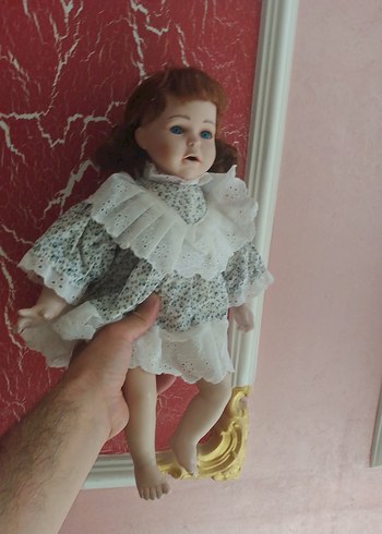 Beden Renk Beyaz Elbiseli Pastel Tonlarda Bebek