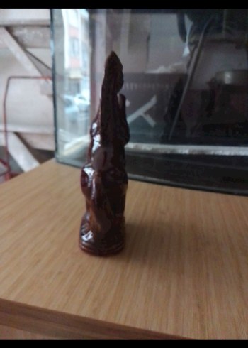 Kahverengi At Figürin porselen - Görsel 5