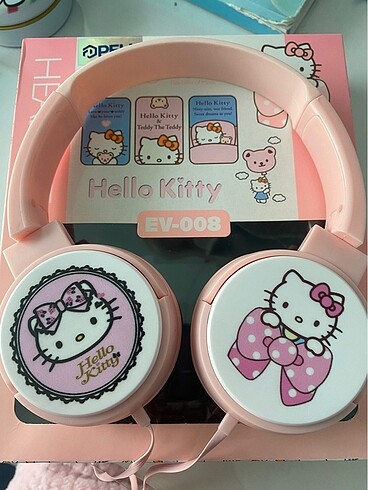 Hello kittyli kulaklık