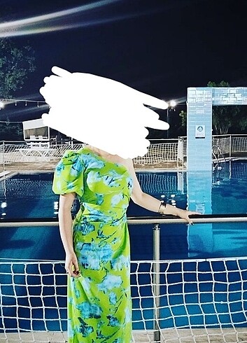 s Beden çeşitli Renk Tek omuz elbise