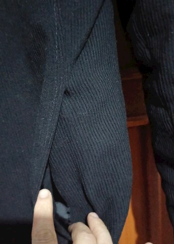 Lacoste Siyah Erkek Midi Boy Ceket - Görsel 10