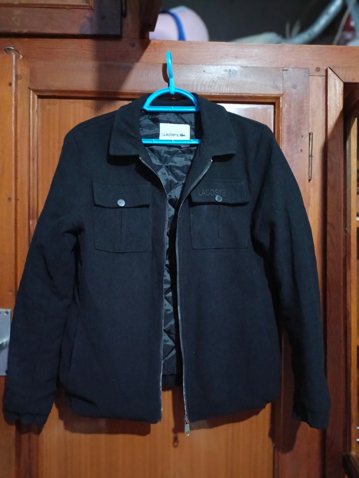 Lacoste Siyah Erkek Midi Boy Ceket - Görsel 5