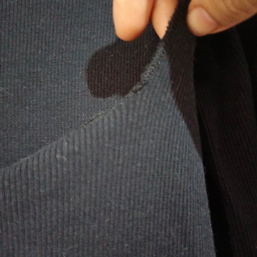 Siyah Süet V Yaka Uzun Kollu Triko Elbise - Görsel 4