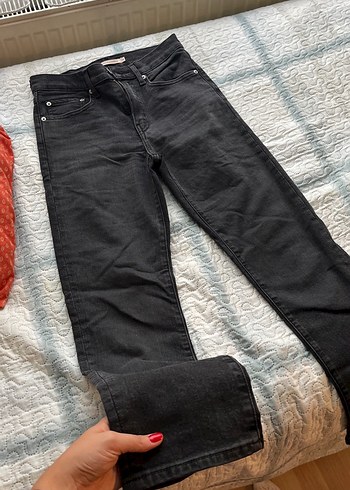 Levis Koyu Gri Denim Jean
