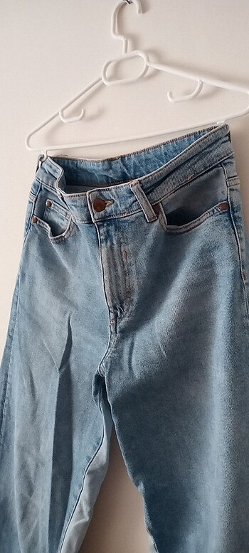 40 Beden mavi Renk Geniş paça jean