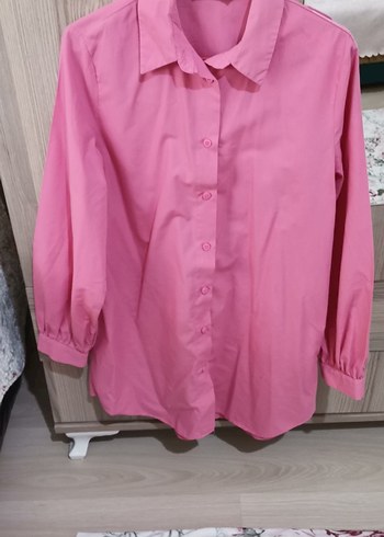 LC Waikiki Pembe Düğmeli Kadın Gömlek