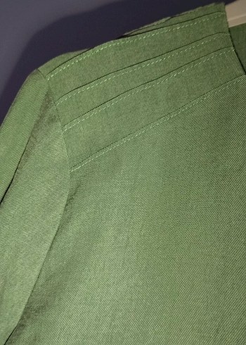 Drapeli Koyu Yeşil Kadın Tunik - Görsel 7