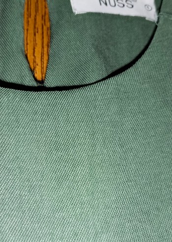 Drapeli Koyu Yeşil Kadın Tunik - Görsel 10