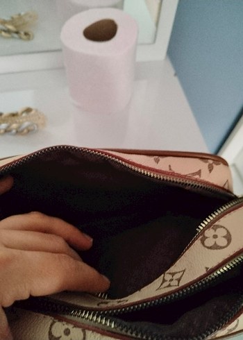 Deri Kahverengi Baskılı Kadın Çanta - Görsel 4