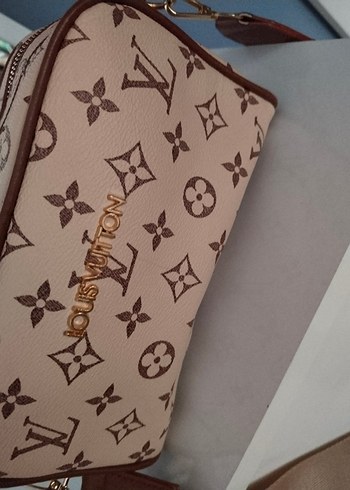 Deri Kahverengi Baskılı Kadın Çanta - Görsel 2