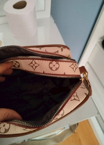 Deri Kahverengi Baskılı Kadın Çanta - Görsel 5