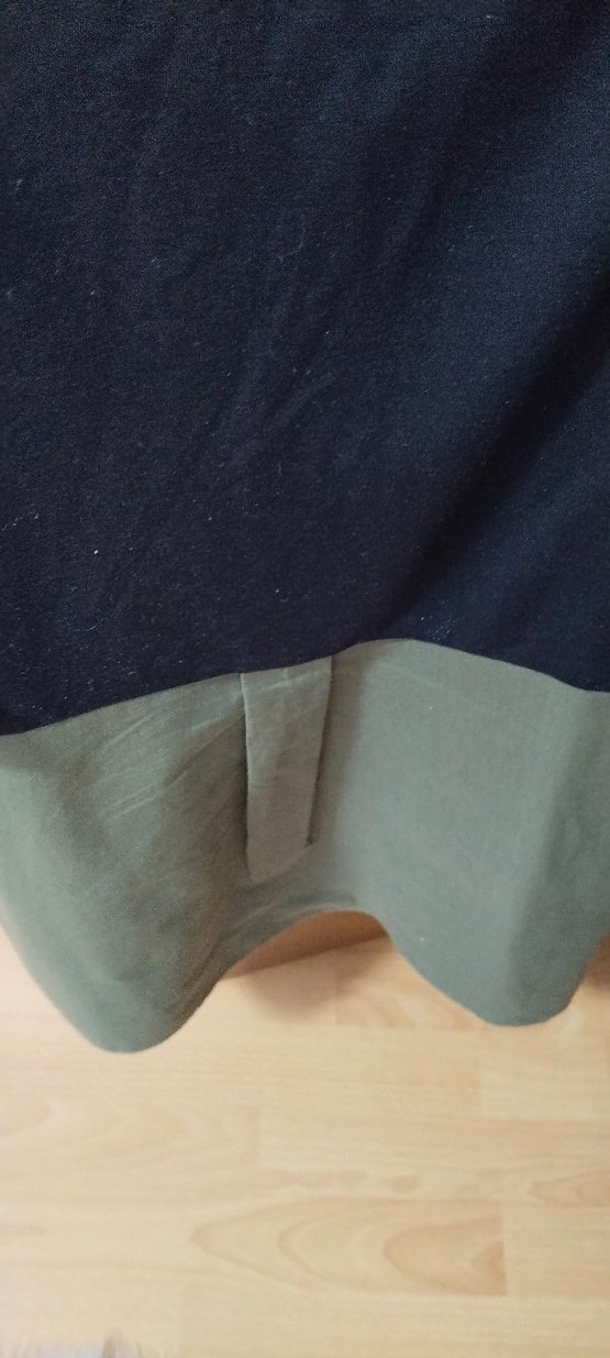 Kadın Haki Renkli Düğmeli Midi Ceket - Görsel 5