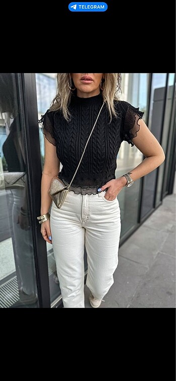 Diğer Tül detaylı bluzzz