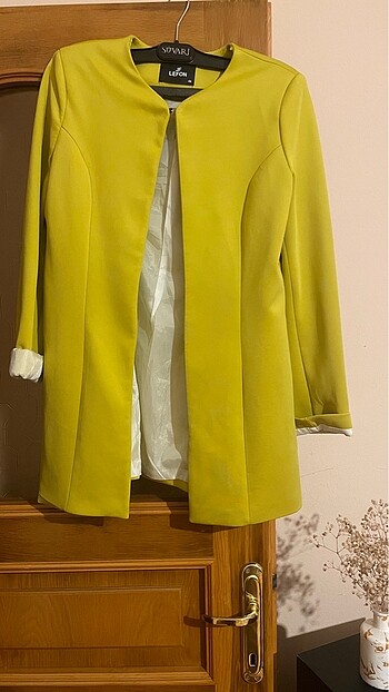 Mango dalgıç kumaş esnek ceket