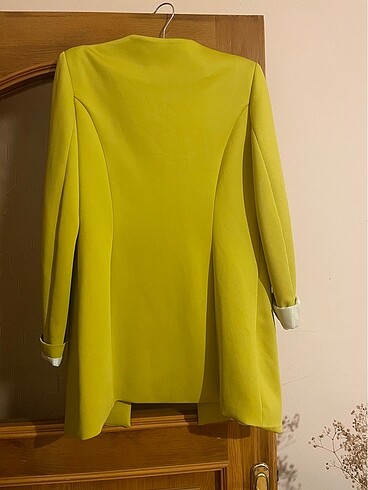 40 Beden yeşil Renk Mango dalgıç kumaş esnek ceket