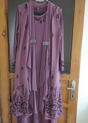 Bohem Tarz Uzun Mor Kadın Elbise - Görsel 3