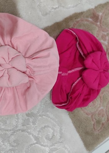 Fırfırlı Pembe Çocuk Bere