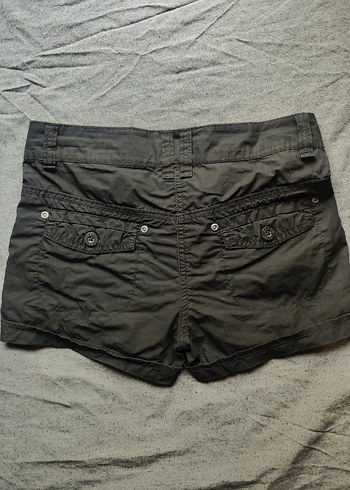 Siyah Kargo Şort - Görsel 2