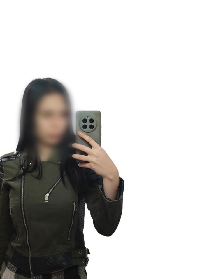 Parlak Hologramlı Siyah Crop - Görsel 4