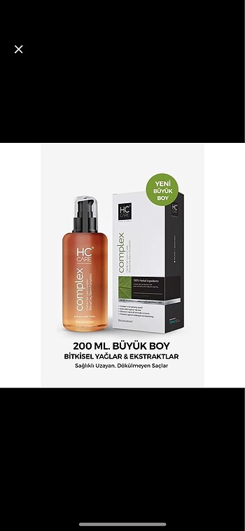 Diğer Hc care 200 ml