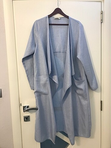 Mavi uzun kimono