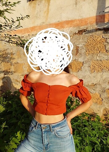 Trendyolmilla kadın kiremit renk bluz