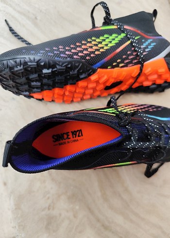 Çok Renkli Yılan Desenli Erkek Futbol Ayakkabısı - Görsel 7