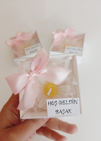 Hediyelik papatya mum