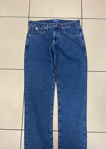 Lacivert erkek Denim Midi Boy Jean