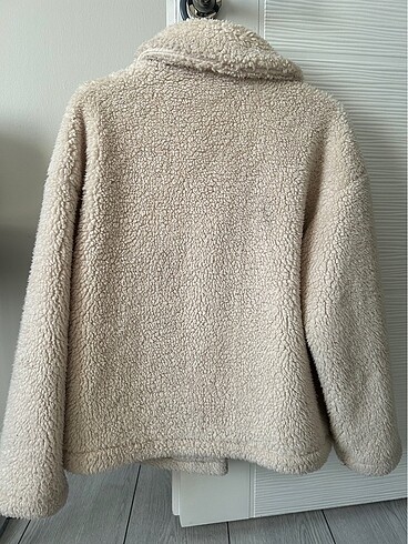 36 Beden Koton teddy oversize kaban