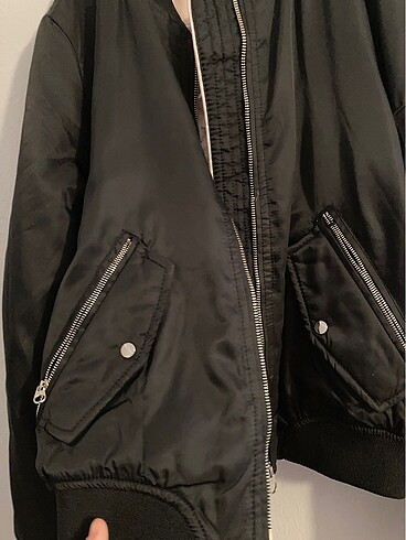 Pull and Bear Pull Bear Kısa Bomber Ceket