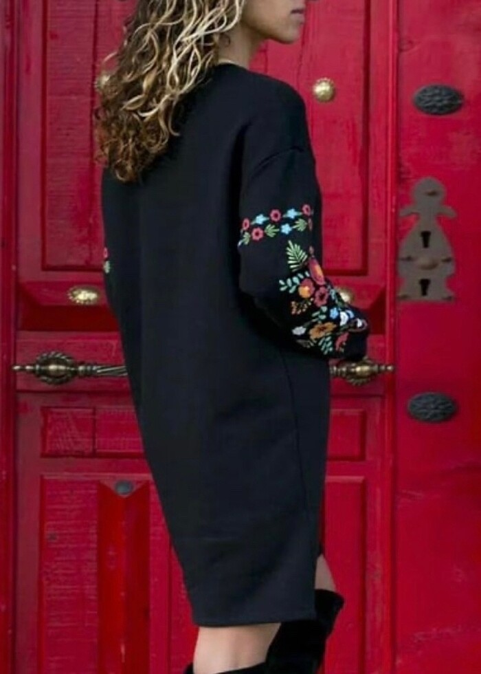 Nakışlı elbise - Görsel 4