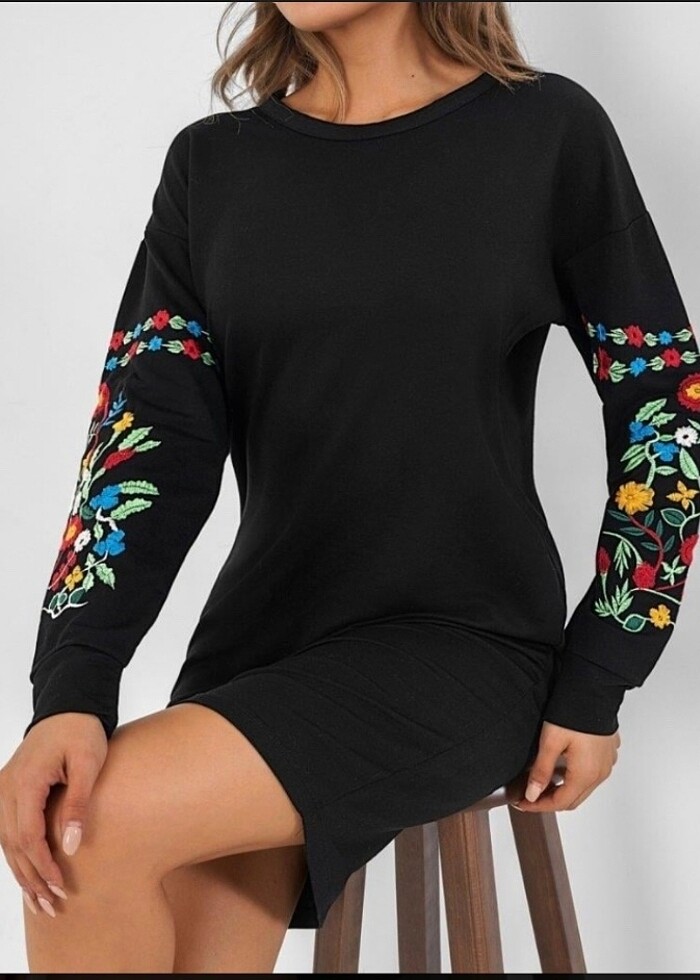 Nakışlı elbise - Görsel 3