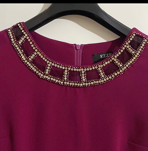 38 Beden bordo Renk Abiye elbise