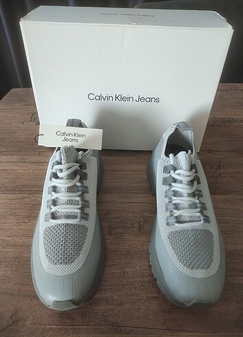 42 Beden gri Renk Calvin Klein Hybrid Shoe Erkek Ayakkabı