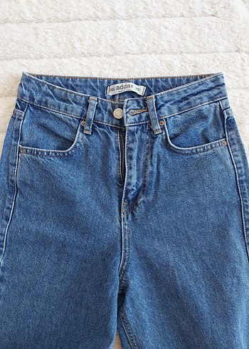 xs Beden mavi Renk Mavi Regular Fit Kadın Midi Kot Pantolon