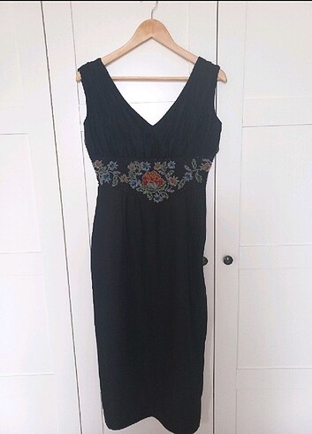 Boncuk İşli Abiye Elbise - Görsel 5