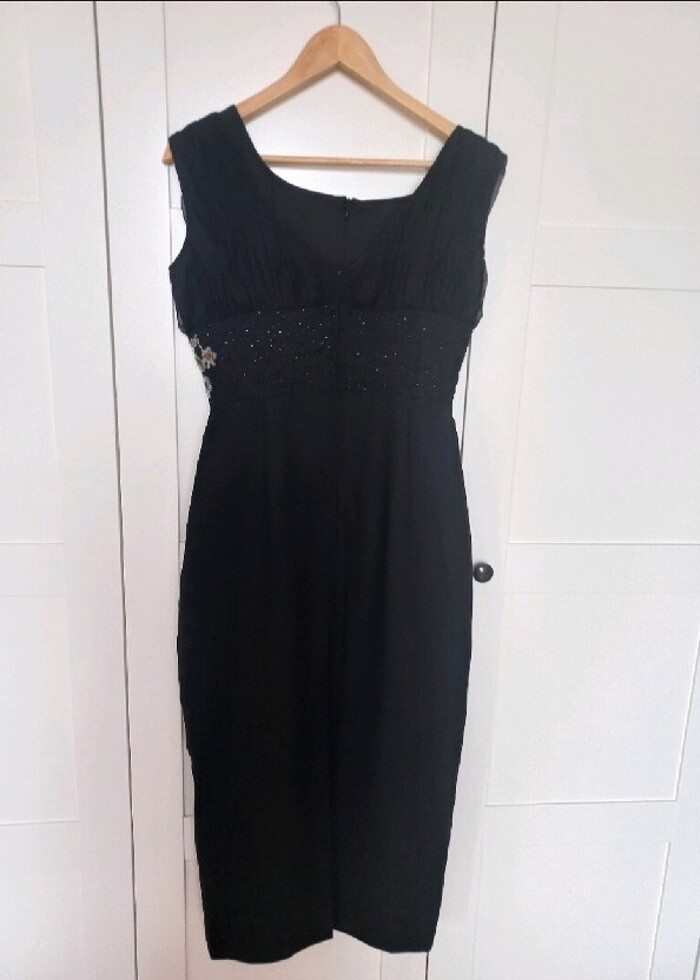 Boncuk İşli Abiye Elbise - Görsel 2