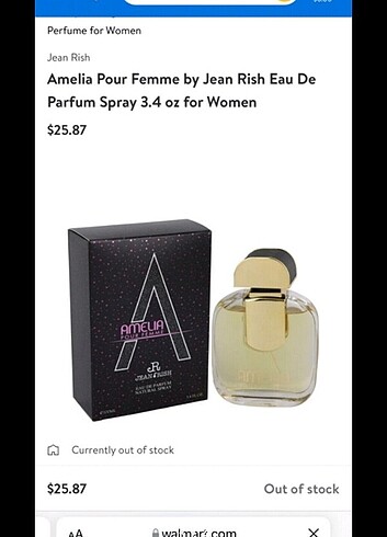 Amelia parfüm..