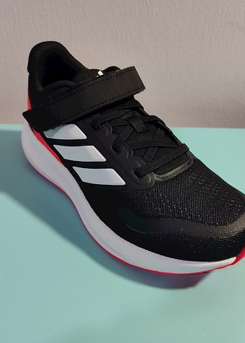 Erkek Çocuk Siyah Cırtlı Sneakers - Görsel 2