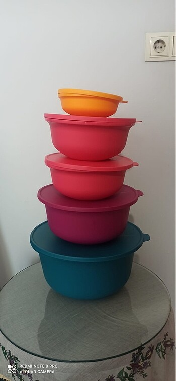 Tupperware 5?li Aloha set