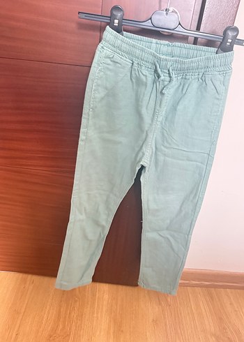 Yeşil Pastel Renkli Bol Kesim Erkek Kot Pantolon