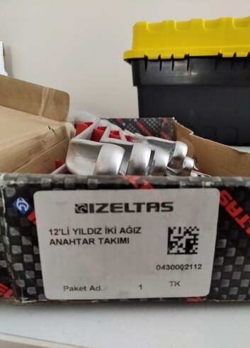 İZELTAŞ 0430002112 12'Lİ YILDIZ İKİ AĞIZ ANAHTAR TAKIMI