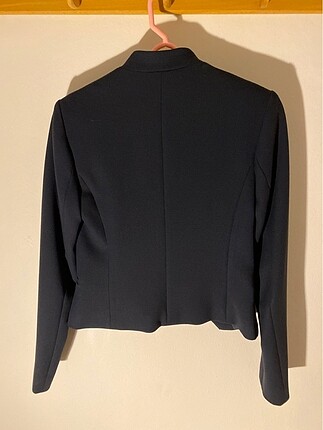 34 Beden Koton Asimetrik Kesim Blazer Ceket