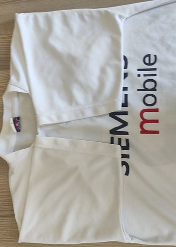 Beyaz Beckham Baskılı Erkek Tişört - Görsel 3