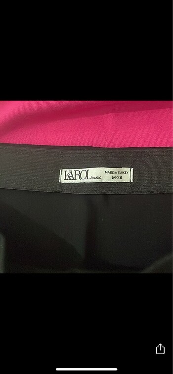 s Beden pembe Renk H&M etek