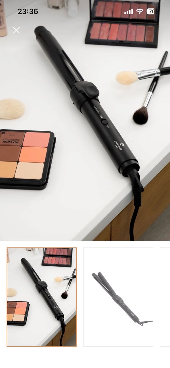 Siyah Saç Şekillendirici Maşa - Görsel 2