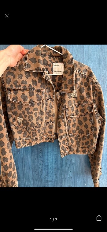 Bershka leopar ceket