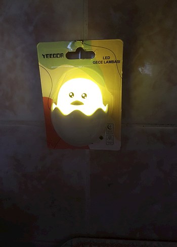 YEEGOR Sarı LED Gece Lambası - Görsel 2